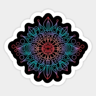 Mandala art drawing for gift Sticker